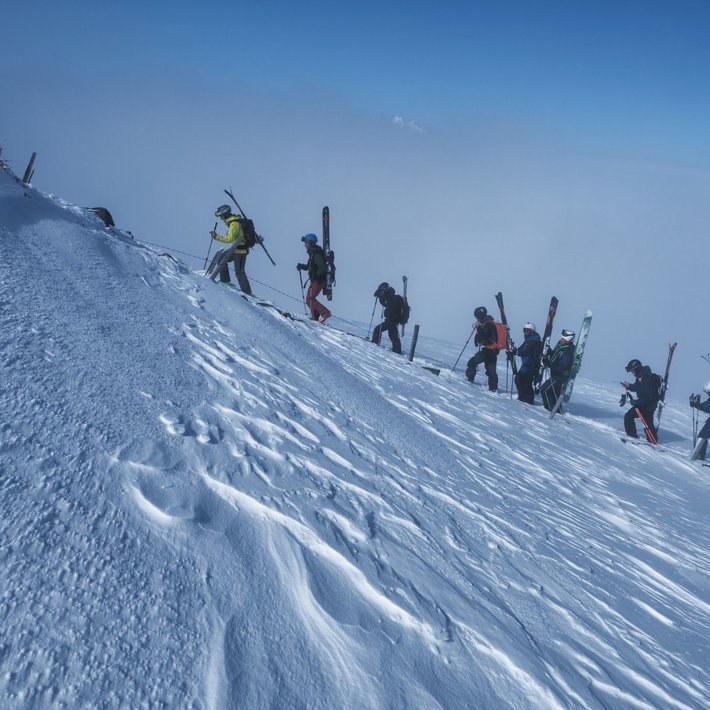 Wildseeloder mit ski hochgehen | © Bergbahnen Fieberbrunn