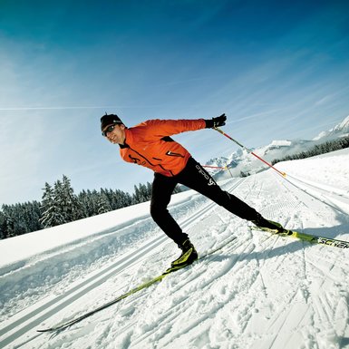 Cross-country skiing with a lot of momentum | © TVB PillerseeTal
