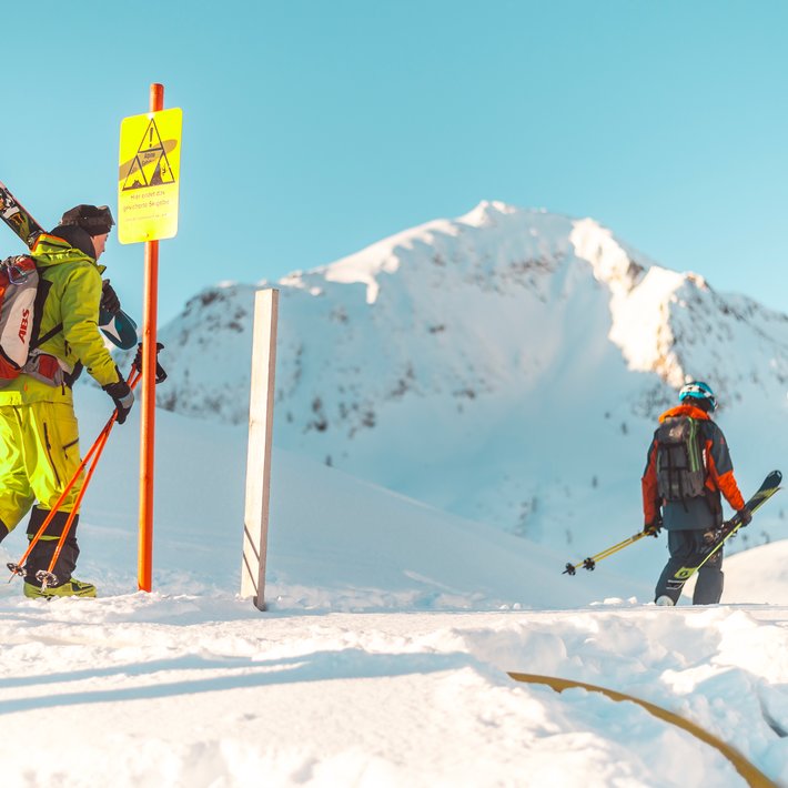 In einem Lawinengebiet Skifahren | © Bergbahnen Fieberbrunn