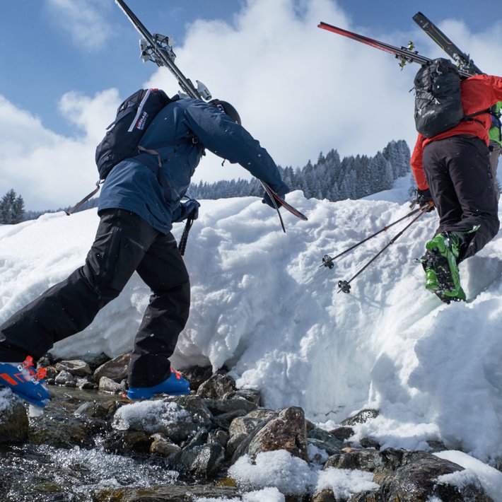 Wildseeloder hochwandern im Winter mit Ski | © Bergbahnen Fieberbrunn