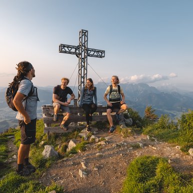 Gipfelkreuz | © Bergbahnen Fieberbrunn