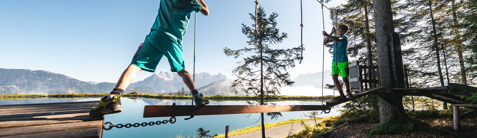 Kid Parkour  | © Bergbahnen Fieberbrunn