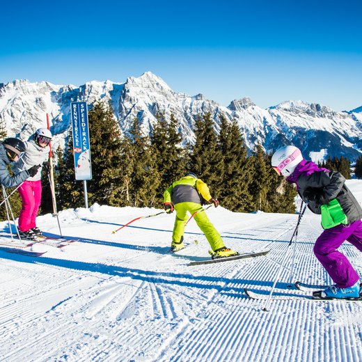 Race slope in the Skicircus Saalbach Hinterglemm Leogang Fieberbrunn | © saalbach.com, Mirja Geh