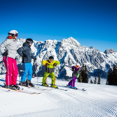 Familienzeit im Skicircus Saalbach Hinterglemm Leogang Fieberbrunn | © saalbach.com, Mirja Geh