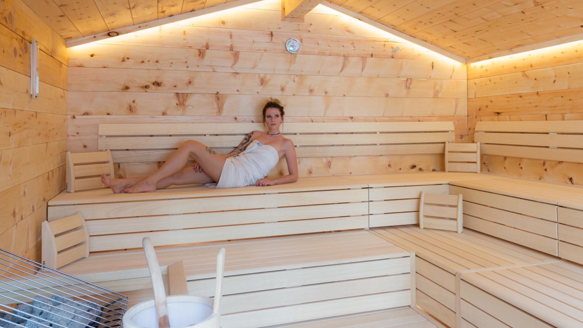 Saunalandschaft | © Aubad Saunalandschaft | © Aubad