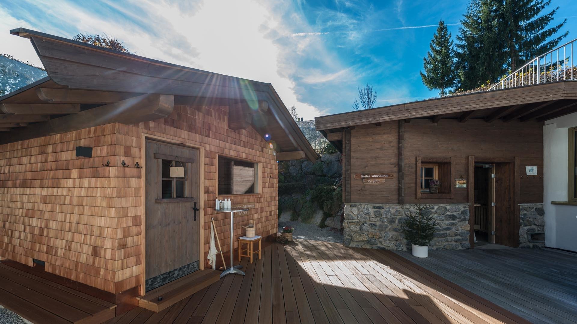Sauna außen Sauna außen