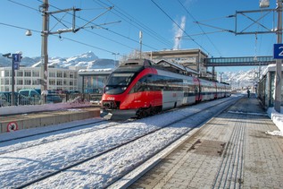 Bahnhof Fieberbrunn Winter | © Petra Astner