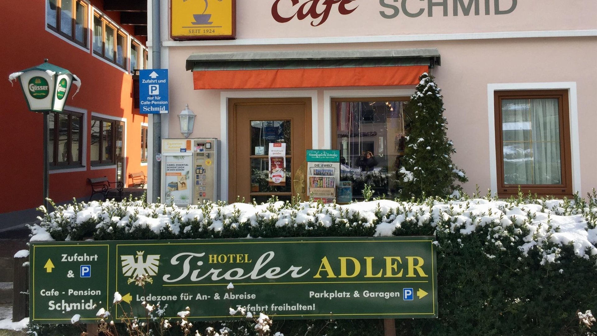 Hintereingang Geschäft/Trafik