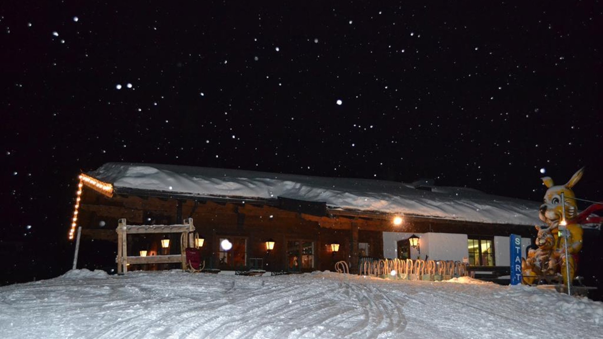 direkt an der Rodelbahn | © Georg Perterer