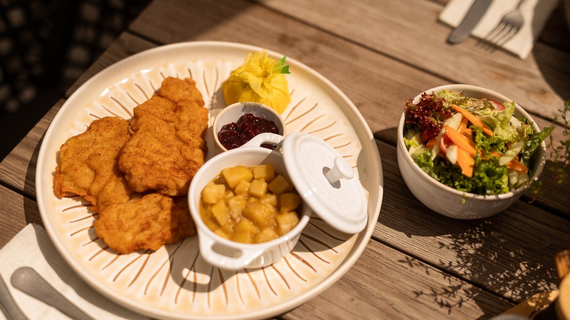 Schnitzel | © ADEA Lifestyle Suites Fieberbrunn