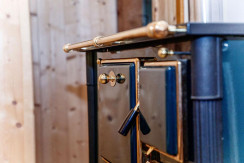 Holzherd zum Einheizen