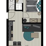 Photo of Apartment, shower, toilet, 1 bed room