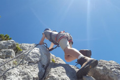 Klettern Steinplatte