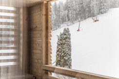 Ausblick auf die Skipiste