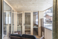Loggia mit privater Sauna
