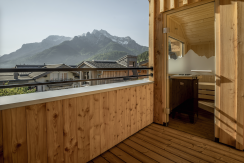 Sauna mit Bergblick