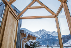 Glashaus auf der Dachterrasse