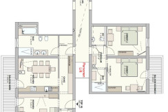 Panoramablick Dachwohnung mit 3 Schlafzimmern Panoramablick Dachwohnung mit 3 Schlafzimmern