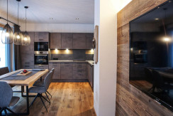 Wohnraum Küche Chalet