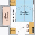 Photo of Triple room, shower, 1 bed room