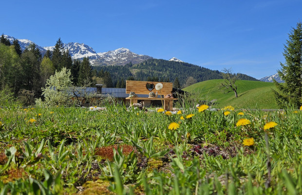 Wunderschöne Aussicht auf die Berge
