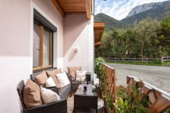 gemütliche Terrasse Ferienwohnung Weiss