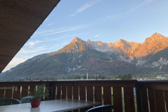 Abendstimmung auf dem Balkon