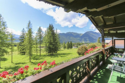Blick vom Balkon - FEwo Buchenstein Blick vom Balkon - FEwo Buchenstein