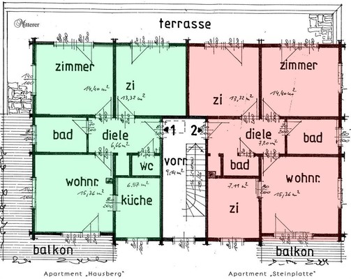 Grundriss-Plan-Ferienwohnungen