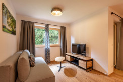 Waldrand - Wohnbereich mit Ausziehcouch