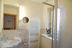 Badezimmer mit Dusche und WC Badezimmer mit Dusche und WC