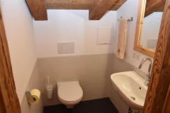 Haberlhütte Blick ins Badezimmer Haberlhütte Blick ins Badezimmer