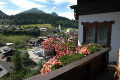 Ausblick von der Terrasse ins Ortszentrum Ausblick von der Terrasse ins Ortszentrum