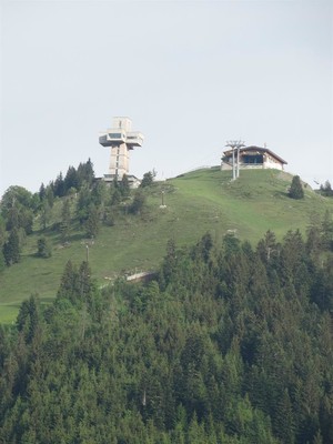 Blick vom Balkon zur Buchensteinwand