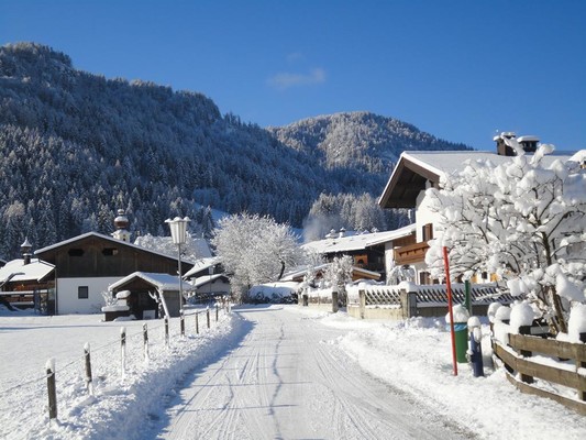 Hintergasse im Winter