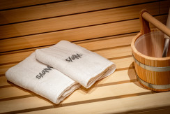 private Sauna inkl. Handtücher private Sauna inkl. Handtücher