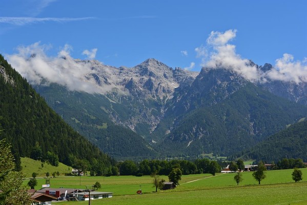 Blick auf die Loferer Steinberge