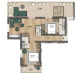Photo of Apartment, bath, toilet, 2 bed rooms