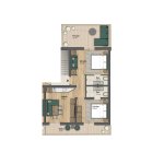 Photo of Apartment, shower and bath, toilet, 2 bed rooms