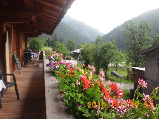 Ausblick vom Balkon