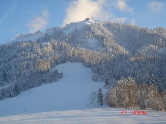 Buchensteinwand Winterblick