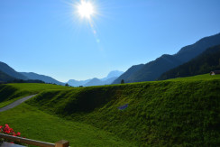 Aussicht vom Balkon
